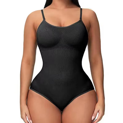 Snag the Ultimate V Neck Spaghetti Strap Bodysuit - The Perfect Compression Shapewear for a Flawless Figure! 💖✨ #BodyGoals #SuperSale