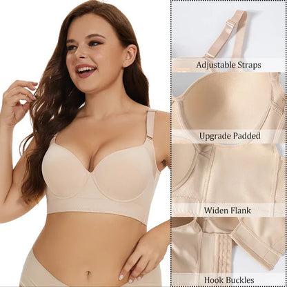 Full Coverage Push-Up Bra | Smooth, Lift, Support