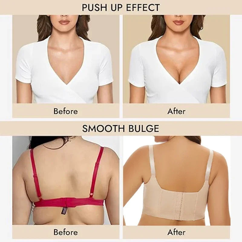 Full Coverage Push-Up Bra | Smooth, Lift, Support